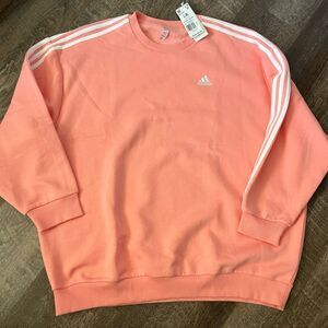 Adidas Women's Crewneck Long Sleeve Sweatshirt- Size L-XL